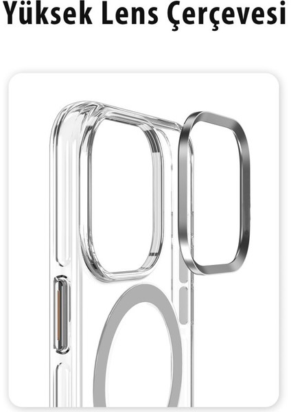 Apple iPhone 15 Pro Max Crystal Magsafe Telefon Kılıfı fırsatları