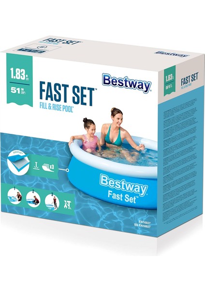 Fast Set Havuz, Yuvarlak, Pompasız 183 x 51 cm modelleri