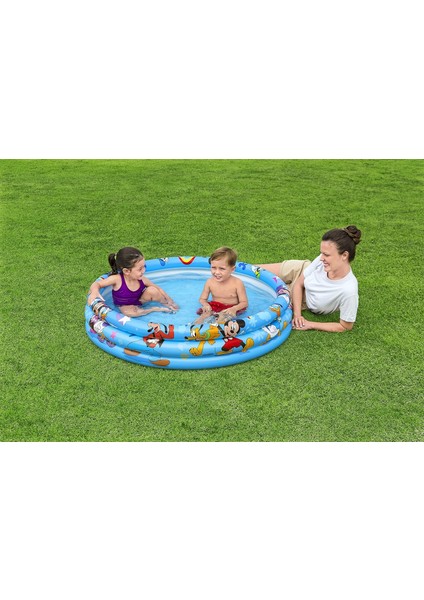 Bestway Disney Junior Mickey - Friends Çocuk Havuzu, Çap 122 x 25 Cm, Yuvarlak fiyatları