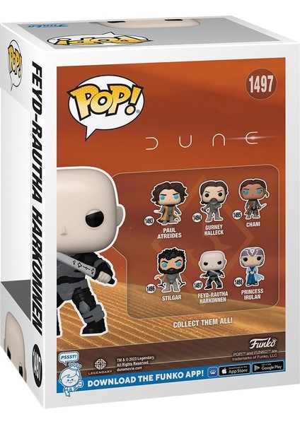 Funko Pop! Filmler: Dune: Bölüm Iki - Feyd-Rautha Harkonnen modelleri
