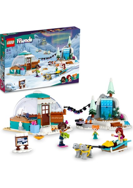 Lego® Friends Iglu Tatili Macerası 41760-8 Yaş ve Üzeri Çocuklar Için 3 Mini Oyuncak Bebek ve Oyuncak Köpek Içeren Yaratıcı Oyuncak Yapım Seti (491 Parça)