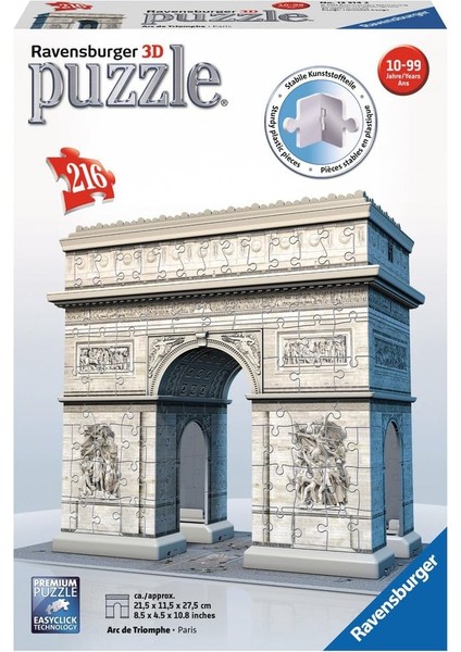 (125142) 3D Puzzle, Arc De Triomphe fiyatları