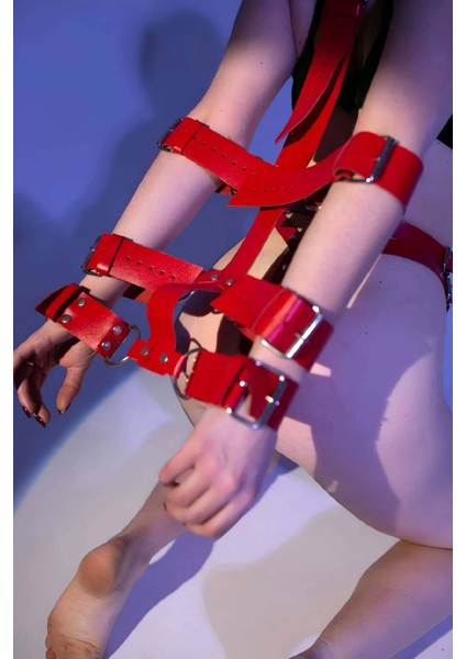 Mulvxjrt JRT02 El ve Boyun Bağlamalı Harness - 857 (Mulvix)