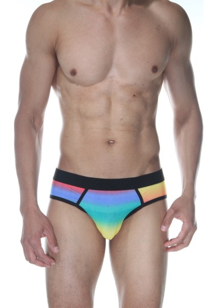 Mulvxbrf BRF02 Gökkuşağı Jockstrap Erkek Iç Giyim (Mulvix)