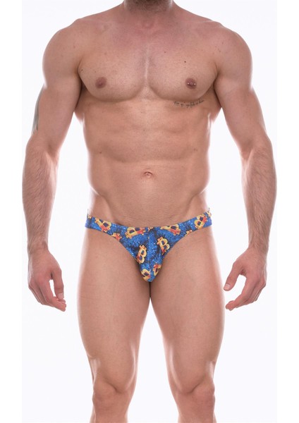 Mulvxbrf BRF02 Erkek Desenli Slip Çamaşır (Mulvix)
