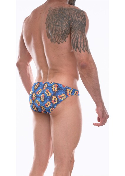 Mulvxbrf BRF02 Erkek Desenli Slip Çamaşır (Mulvix)