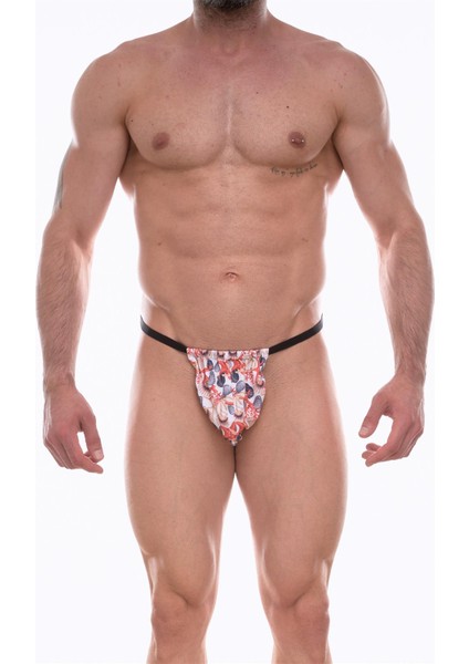 Mulvxbrf BRF02 Erkek Desenli String Çamaşır (Mulvix)