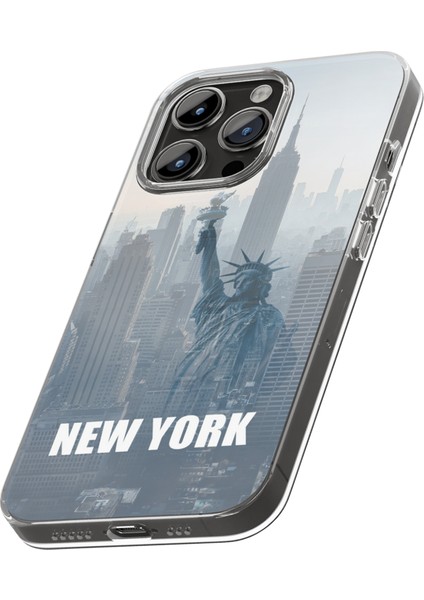 iPhone 16 Pro Max Kılıf 3D Hareketli Özel Tasarım Hd Baskılı Telefon Kılıfı - Newyork