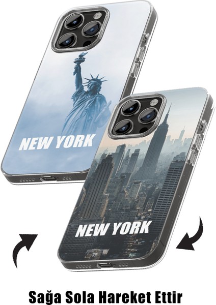 iPhone 16 Pro Max Kılıf 3D Hareketli Özel Tasarım Hd Baskılı Telefon Kılıfı - Newyork