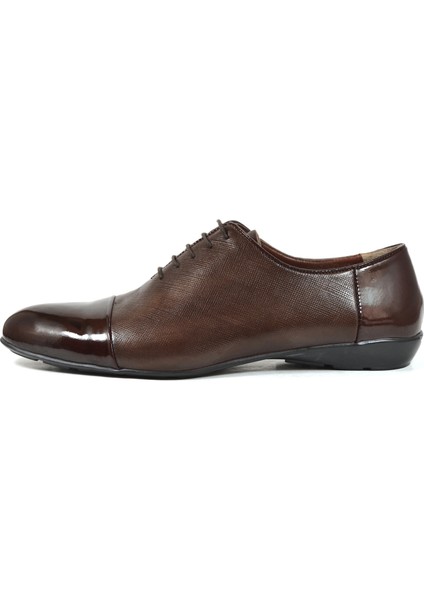 TT.0103 Deri Kahverengi Casual Günlük Erkek Ayakkabı