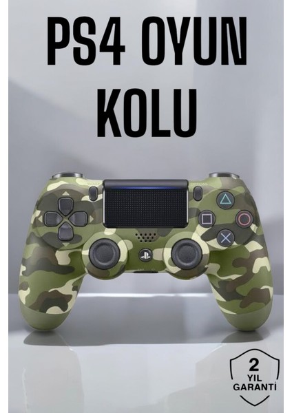 Ps4 Oyun Kolu Kamuflaj Desenli Joystick