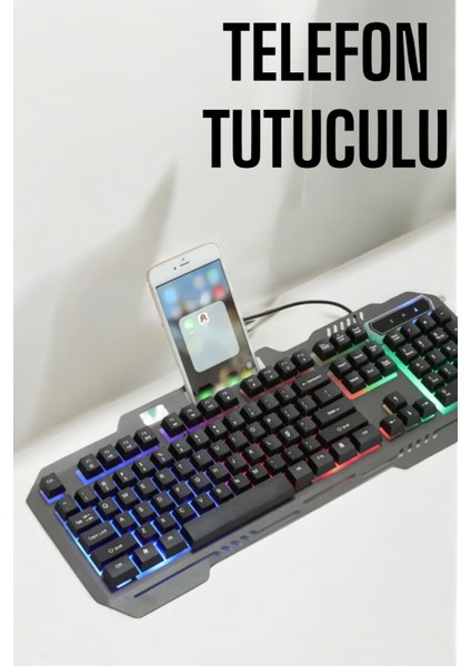 Oyuncu Klavyesi Q Klavye Rgb Işıklı