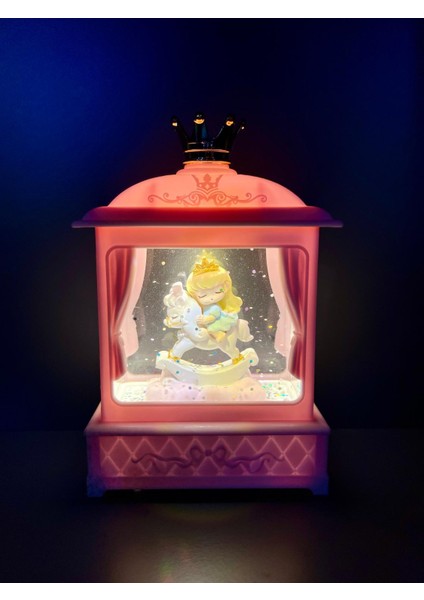 Işıklı ve Müzikli Dekoratif Yeni Nesil Kar Küresi - Hello Kitty My Melody