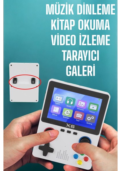 Şarjlı El Atarisi 3.5 Inç Ekran Kitap Okuma, Müzik Dinleme ve Video Izleme