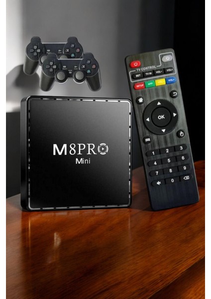 Tv Box Çift Oyun Kollu 10000 Oyunlu Atari indirimleri