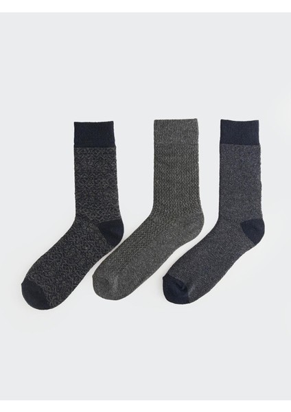 Lcw Accessorıes Desenli Erkek Soket Çorap 3'lü