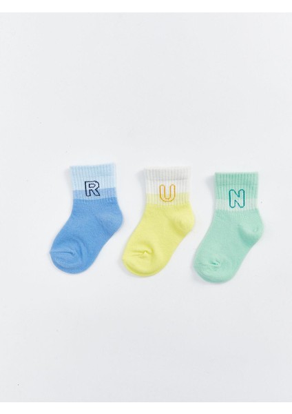 Lcw Baby Basic Erkek Çocuk Soket Çorabı 3'lü Paket