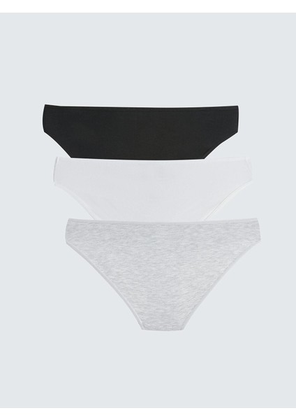 Lcw Young Baskılı Bikini Külot 3'lü Paket fiyatları