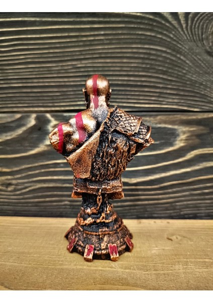 God Of War Kratos Bronz Eskitme Mini Boy Polyester Figür fırsatları