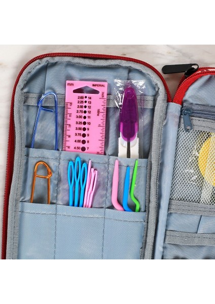 Çantalı Tunus Tığı ve Örgü Aksesuarları Seti fiyatları