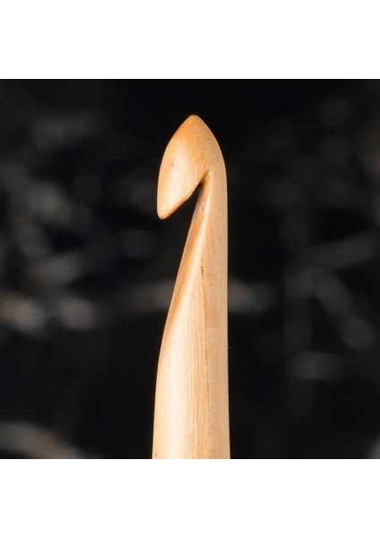 Whitewood 5 mm 15.5 cm Ahşap Yün Tığ