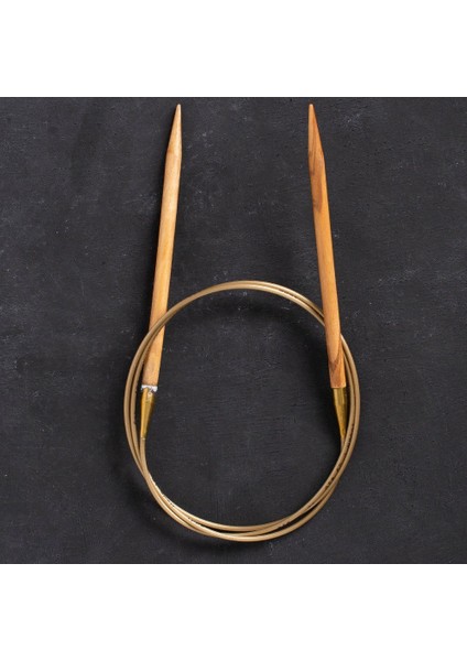 Olive Wood 6 mm 100 cm Zeytin Ağacı Misinalı Örgü Şişi fiyatları