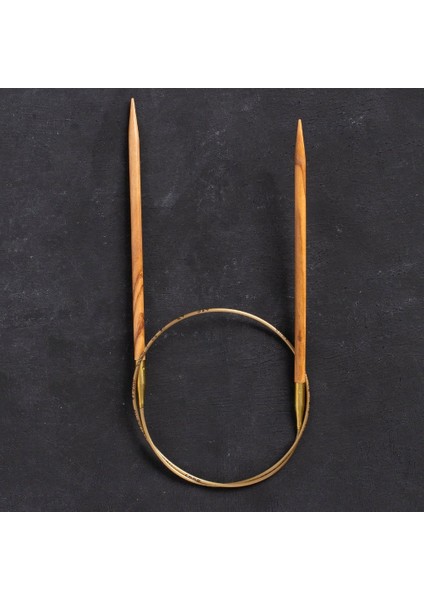 Olive Wood 4,5 mm 60 cm Zeytin Ağacı Misinalı Örgü Şişi fiyatları