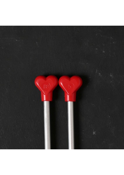 Kalpli 5mm 40 cm Klasik Alüminyum Örgü Şişi - modelleri