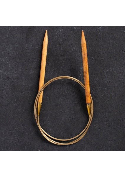 Olive Wood 7 mm 100 cm Zeytin Ağacı Misinalı Örgü Şişi fırsatları