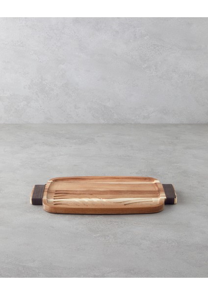 Timbered Akasya Tepsi 34x21 Cm Kahverengi fiyatları
