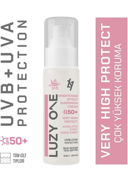 Aydınlatıcı Güneş Kremi Spf 50 – Yüksek Koruma ve Doğal Parlaklık Için Ideal Günlük Krem