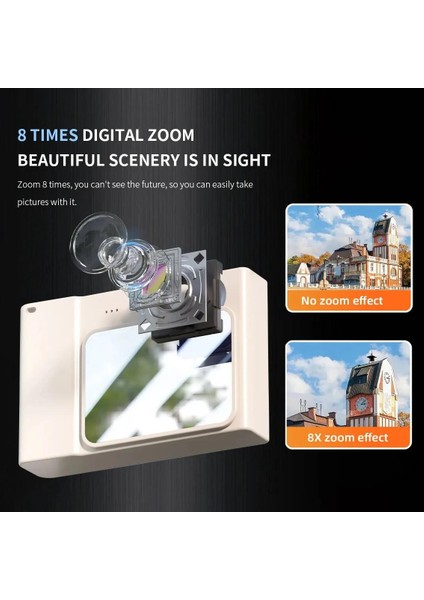 Yeni 4K Dijital Kamera 1080P Hd Seyahat Kameraları Öğrenciler Için 48 Megapiksel Fotoğraf Mini Retro Ccd Beyaz modelleri