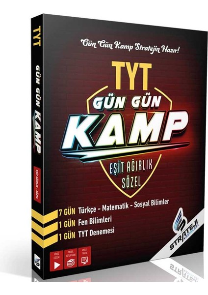 2022 Tyt Eşit Ağırlık Sözel Gün Gün Kamp Denem