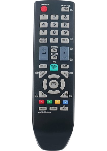Uzaktan Kumanda, AA59-00498A Uzaktan Kumanda LED LCD Tv AA59-00517A AA59-0647A İçinYedek, Siyah (Yurt Dışından)