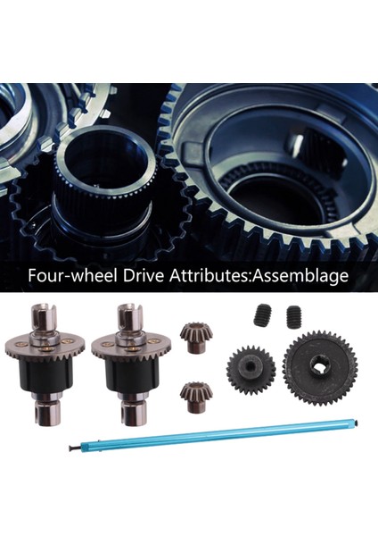 Dişli Diferansiyel, Rc Kendin Yap Parçaları A959 A979 A959-B A979-B Araba Metal Yükseltme Aksesuarları Dişli Diferansiyel A949-23 A949-24, B, Mavi (Yurt Dışından)