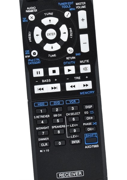 Uzaktan Kumanda, AXD7583 Pioneer Av Alıcısı VSX-820-K VSX-820 VSX820 VSX820K VSX-72TXVI VSX-90TXV VSX-92TXH VSX-523-K İçinUzaktan Kumanda, Siyah (Yurt Dışından)