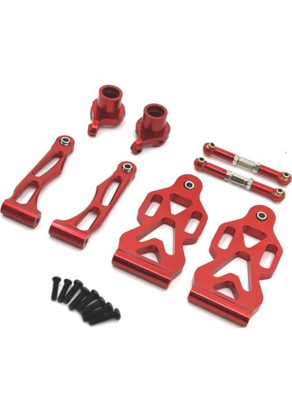 Uzaktan Kumandalı Araba Aksesuarları, Scy 1/16 R/c Araba Parçaları ve Aksesuarları Metal Yükseltme Modifikasyonu Ön Araç Aşınması, Kırmızı (Yurt Dışından)