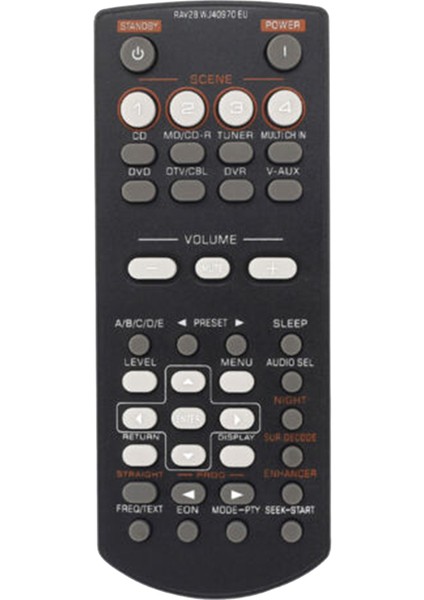 Uzaktan Kumanda, RAV28 RAV34 RAV250 RX-V361 RX-V365 HTR6030 HTIB-680 RX-V659 Ev Sineması Amplifikatörü DVD Oynatıcısı İçinUzaktan Kumanda, Siyah (Yurt Dışından)