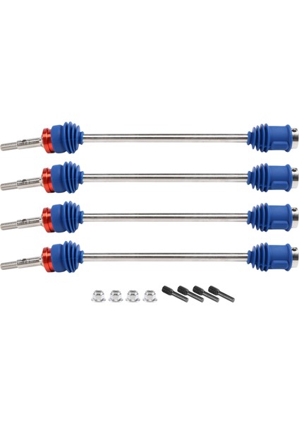 Uzaktan Kumanda Model Aksesuarları, Metal Çelik Ön ve Arka Tahrik Mili Aksı Cvd 5451R 1/10 E-/e-/t-/ Rc Araba Yükseltme Parçaları, Gümüş (Yurt Dışından)