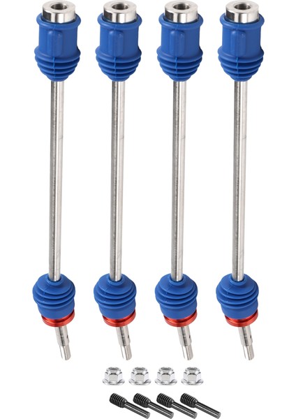 Uzaktan Kumanda Model Aksesuarları, Metal Çelik Ön ve Arka Tahrik Mili Aksı Cvd 5451R 1/10 E-/e-/t-/ Rc Araba Yükseltme Parçaları, Gümüş (Yurt Dışından)