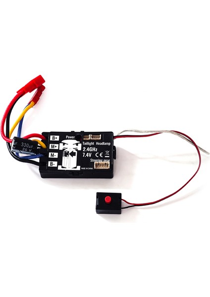 Uzaktan Kumandalı Model Aksesuarları, Rc Araba 2.4g Esc SG1603 SG1604 SG1605 SG1606 UD1601 UD1602 UD1603 1/16 Parça Aksesuarları İçinYardımcı Jiroskoplu, Siyah (Yurt Dışından)