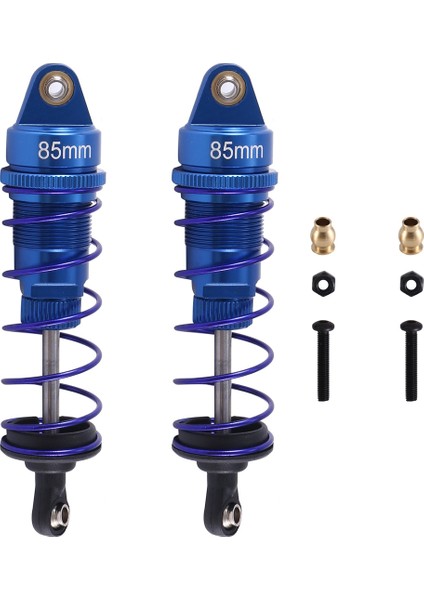 Uzaktan Kumandalı Model Aksesuarları, Yağ Ayarlanabilir 85MM Metal Damper 1/10 Rc Kamyon Kısa Mesafe Araba Parçaları, 2, Mavi (Yurt Dışından)