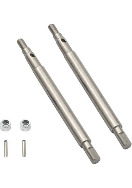 Aksesuar Parçası, Metal Ön ve Arka Tahrik Mili Cvd Tahrik Mili TRX4M -4m 1/18 Rc Paletli Araba Yükseltme Parçaları, Siyah, Siyah (Yurt Dışından)