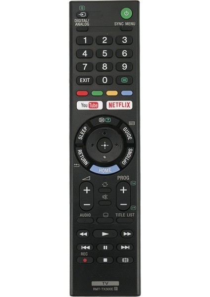 Uzaktan KUMANDA,-TX300E Evrensel Akıllı Tv LCD Uzaktan Kumandası İçin-TX300P TX300U,SIYAH (Yurt Dışından)