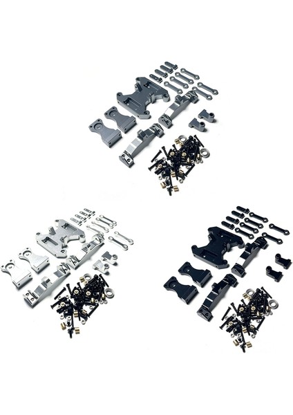 Uzaktan Kumanda Model Aksesuarları, Metal Denge Şasi Tahtası Tahterevalli Takımı B16 B36 1/16 Rc Araba Yükseltme Parçaları Modifiye Aksesuarları, Siyah, Siyah (Yurt Dışından)