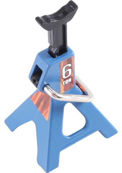 Giydirme Ölçekli Kriko, Metal Kriko 1/10 Rc Paletli Kamyon Araba Trx4 SCX10 Simülasyon Tırmanma Araçları İçin6 Ton Yükseklik Ayarlanabilir Standlar-Mavi, Mavi (Yurt Dışından)