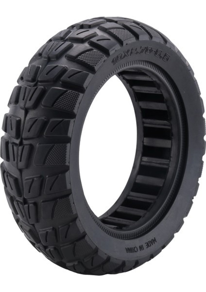 Katı Lastik, 10 Inç 10X2.70-6.5 Katı Lastik Evrensel Lastik Elektrikli Scooter Kauçuk Değişimi, Siyah (Yurt Dışından)