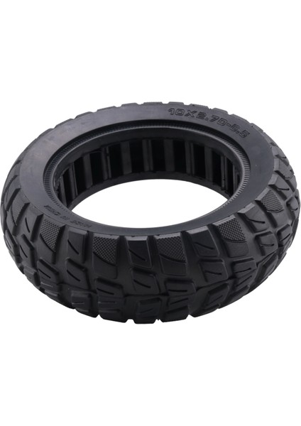Katı Lastik, 10 Inç 10X2.70-6.5 Katı Lastik Evrensel Lastik Elektrikli Scooter Kauçuk Değişimi, Siyah (Yurt Dışından)