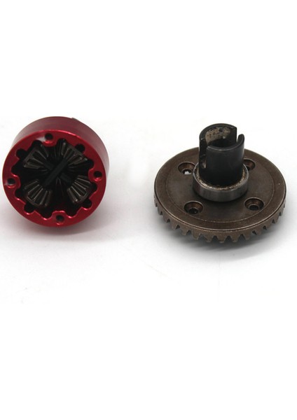 Uzaktan Kumanda Model Aksesuarları, 2 Adet Metal Diferansiyel Muhafaza Kasası EA1048 Jlb Racing Cheetah 11101 21101 J3 Hız 1/10 Rc Araba Yükseltme Parçaları, A, Kırmızı (Yurt Dışından)
