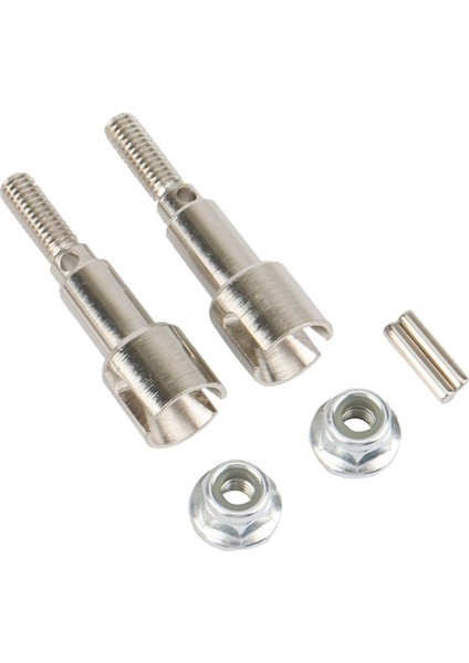 Rc Aksesuarları, 2 Adet Metal Arka Tekerlek Aks Kupası Hbx 16889 16889A 16890 16890A SG1601 SG1602 1/16 Rc Araba Yükseltme Parçaları, Gümüş (Yurt Dışından)